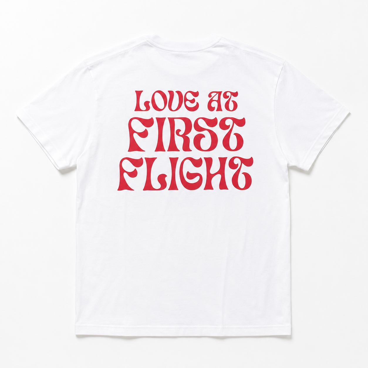 Playera Love at First Flight